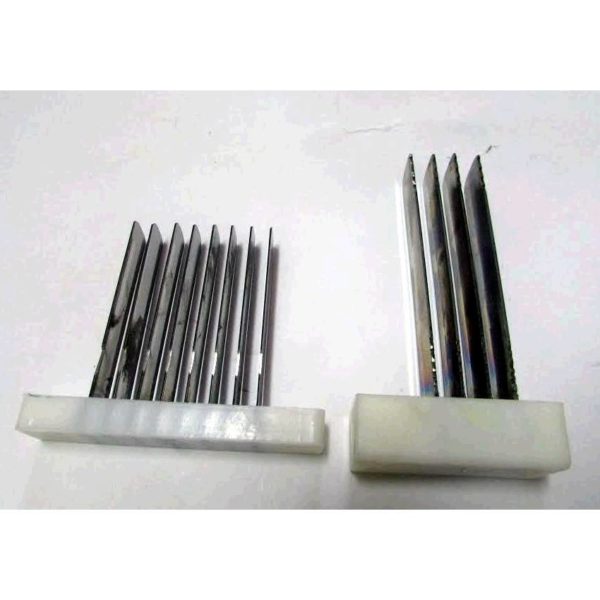 Noži za kockalnik slanine, fiksni