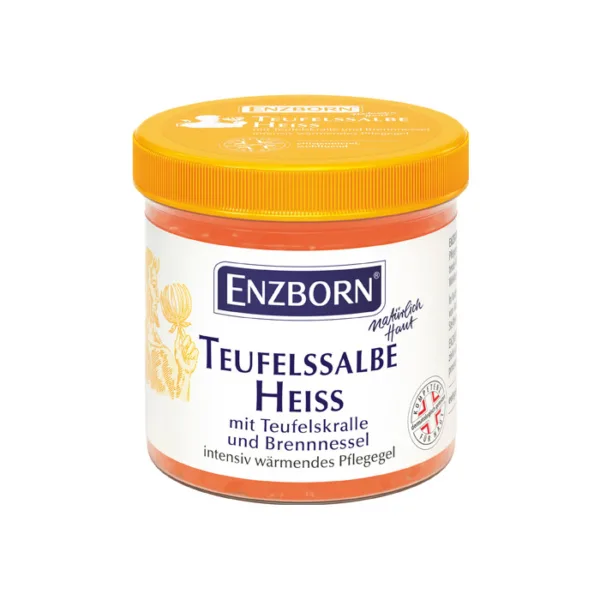 Enzborn grelni gel hudičev krempelj sprošča mišice.